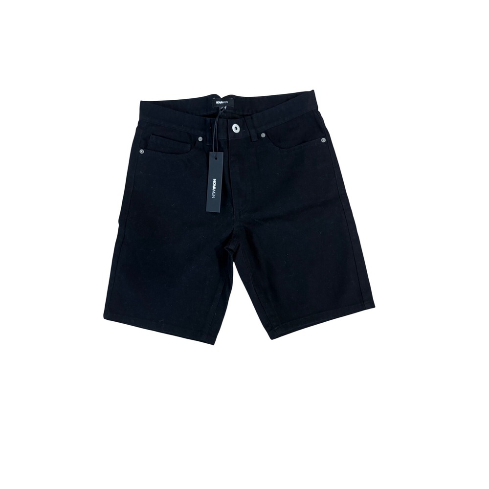 Fashion Nova Men's Black Denim Jean Shorts